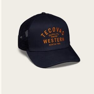 Tecovas Black and Orange Trucker Hat